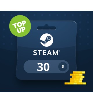 Steam USD 30 Top Up CIS Steam Key 